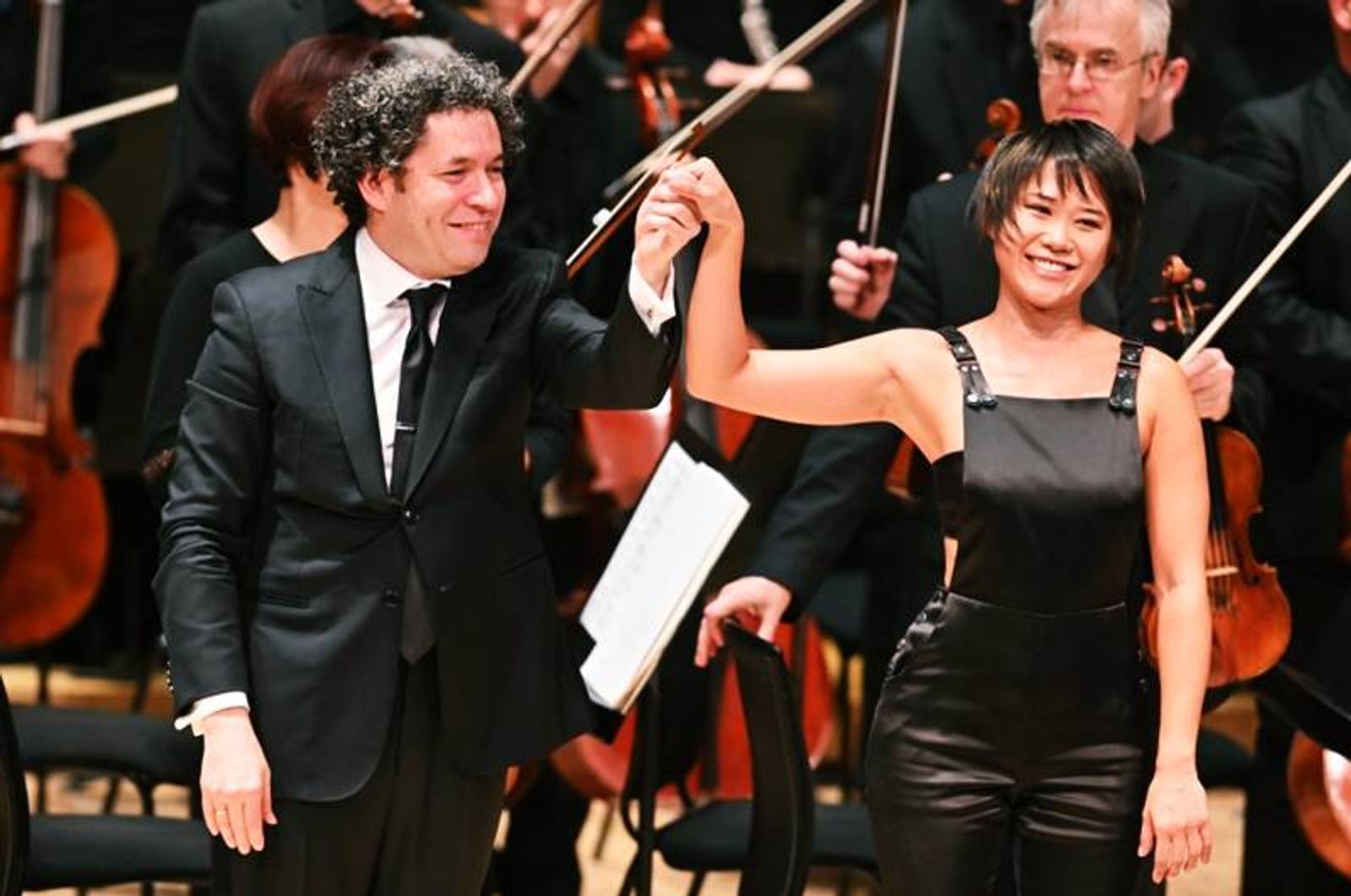 Gustavo Dudamel, Yuja Wang y Sol Gabetta, en el 42º Festival de Música de Canarias