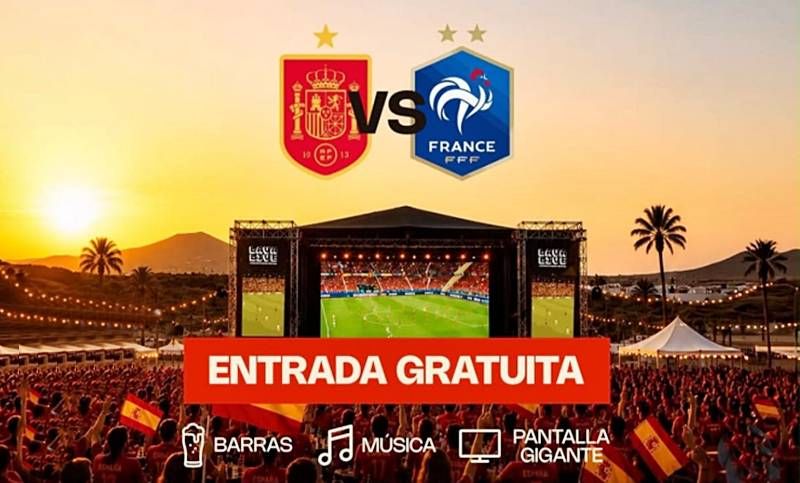 ¿Quieres ver el España-Francia al aire libre y en pantalla gigante?