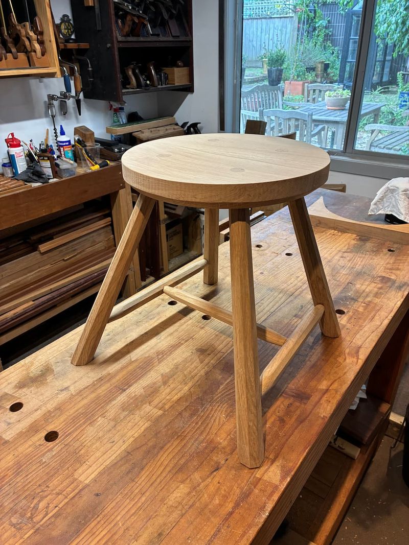 Remuera Oak Stool