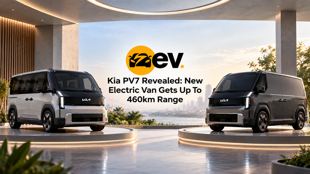 Kia PV7 Revealed: New Electric Van Gets Up To 460km Range