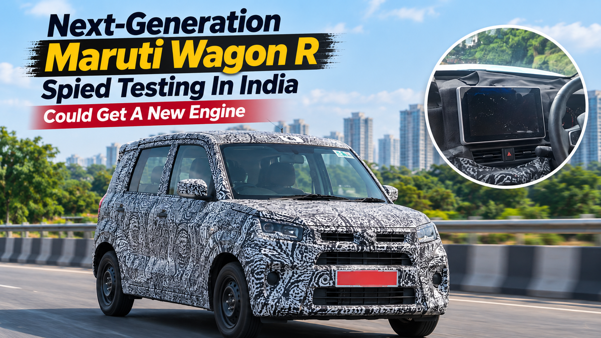 Next-Generation Maruti Wagon R Spied Testing In India, Could Get A New Engine