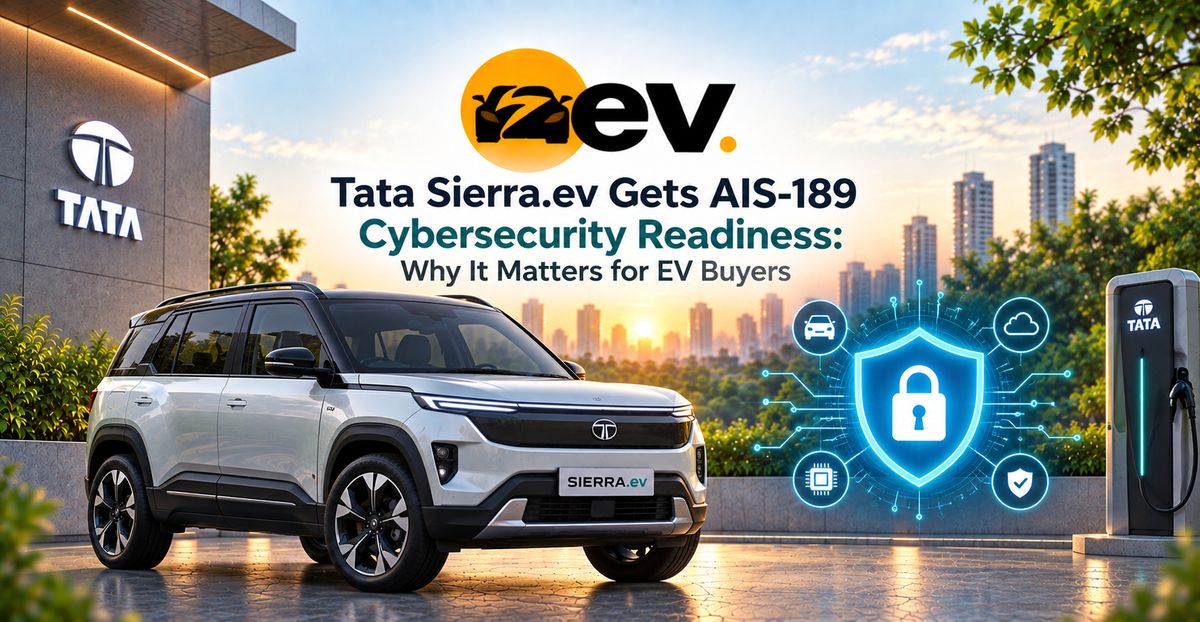 Tata Sierra.ev Gets AIS-189 Cybersecurity Readiness: Why It Matters for EV Buyer