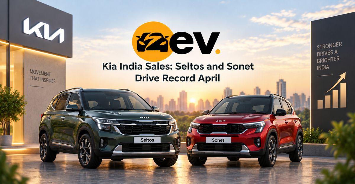 Kia India Sales: Seltos and Sonet Drive Record April