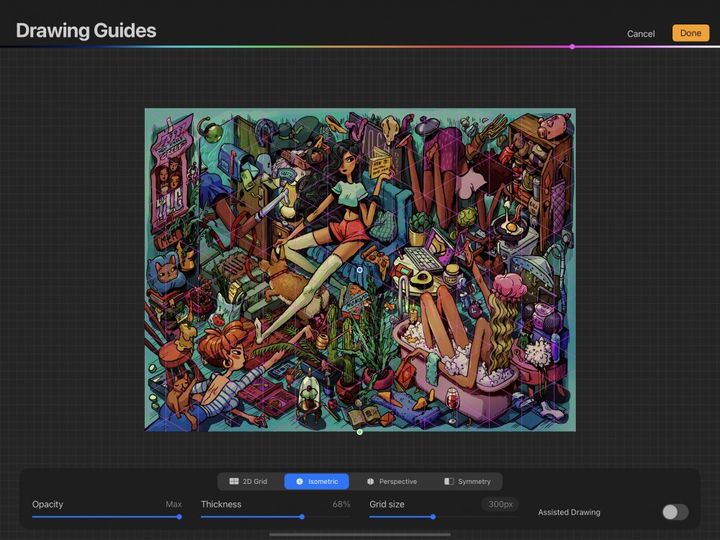 Isometric Guide — Procreate Handbook