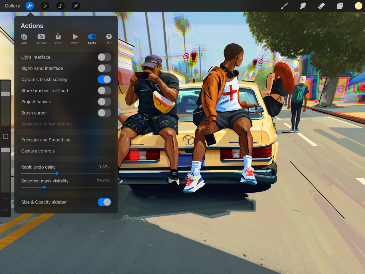 Procreate User Data Preferences — Procreate Handbook