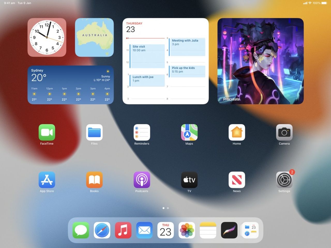 Widgets — Procreate Handbook