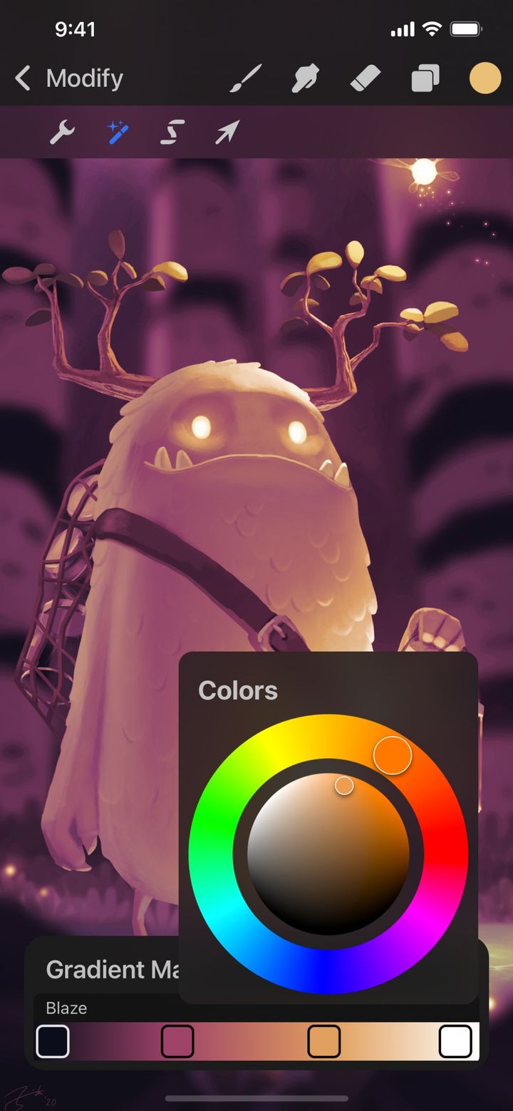 Color Adjustments — Procreate Pocket Handbook