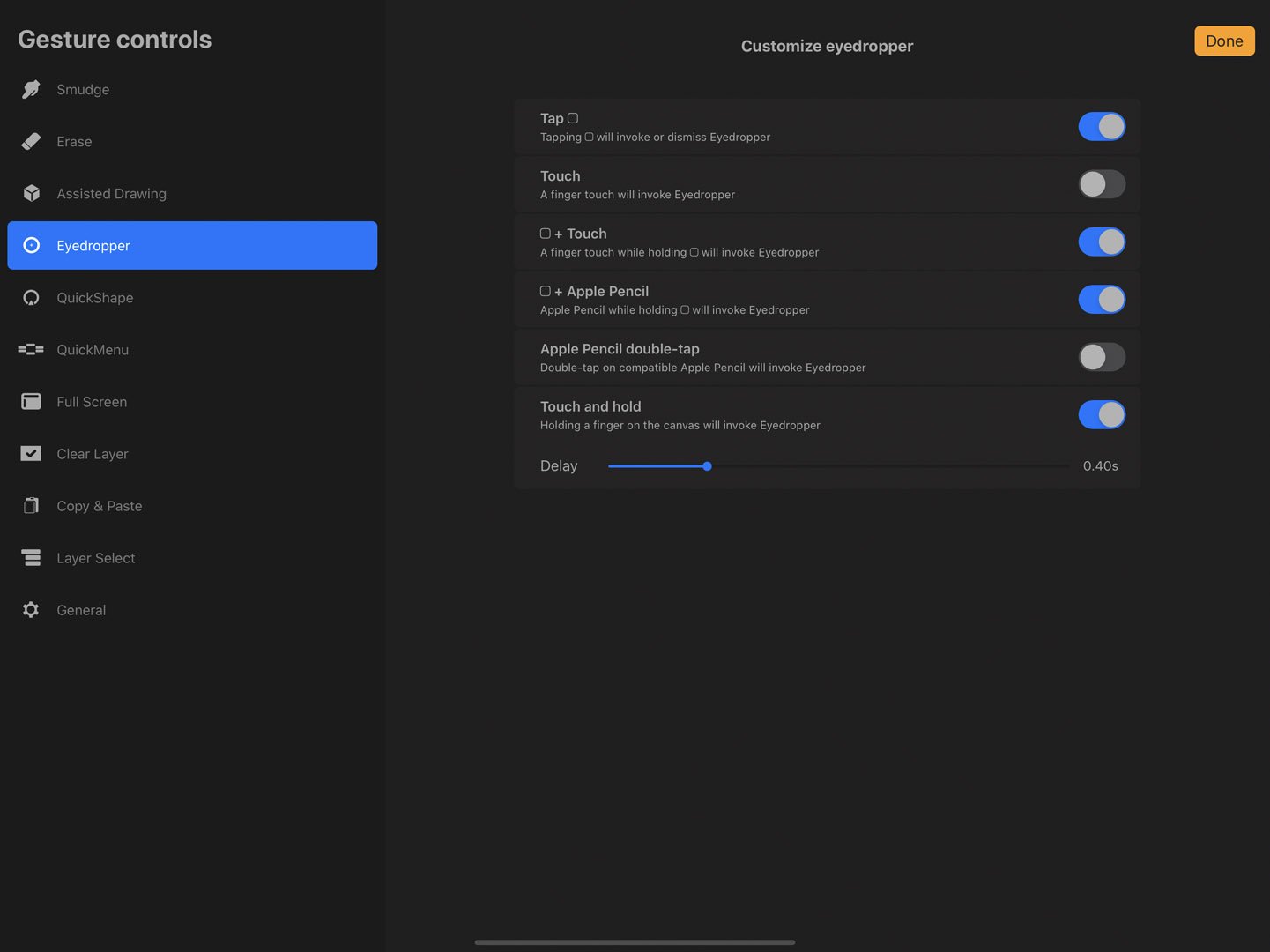 Preferences — Procreate Handbook