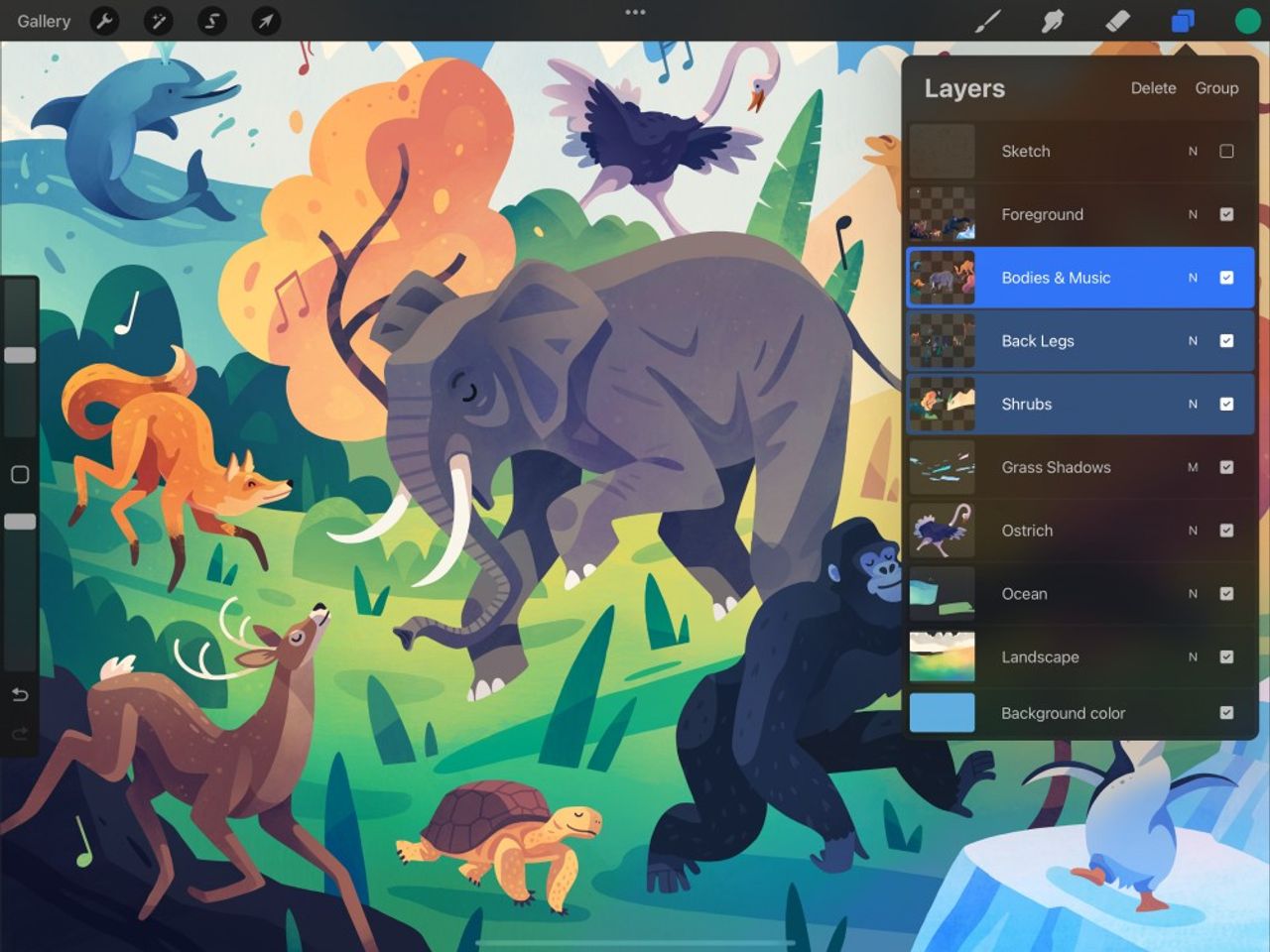 Organize — Procreate Handbook