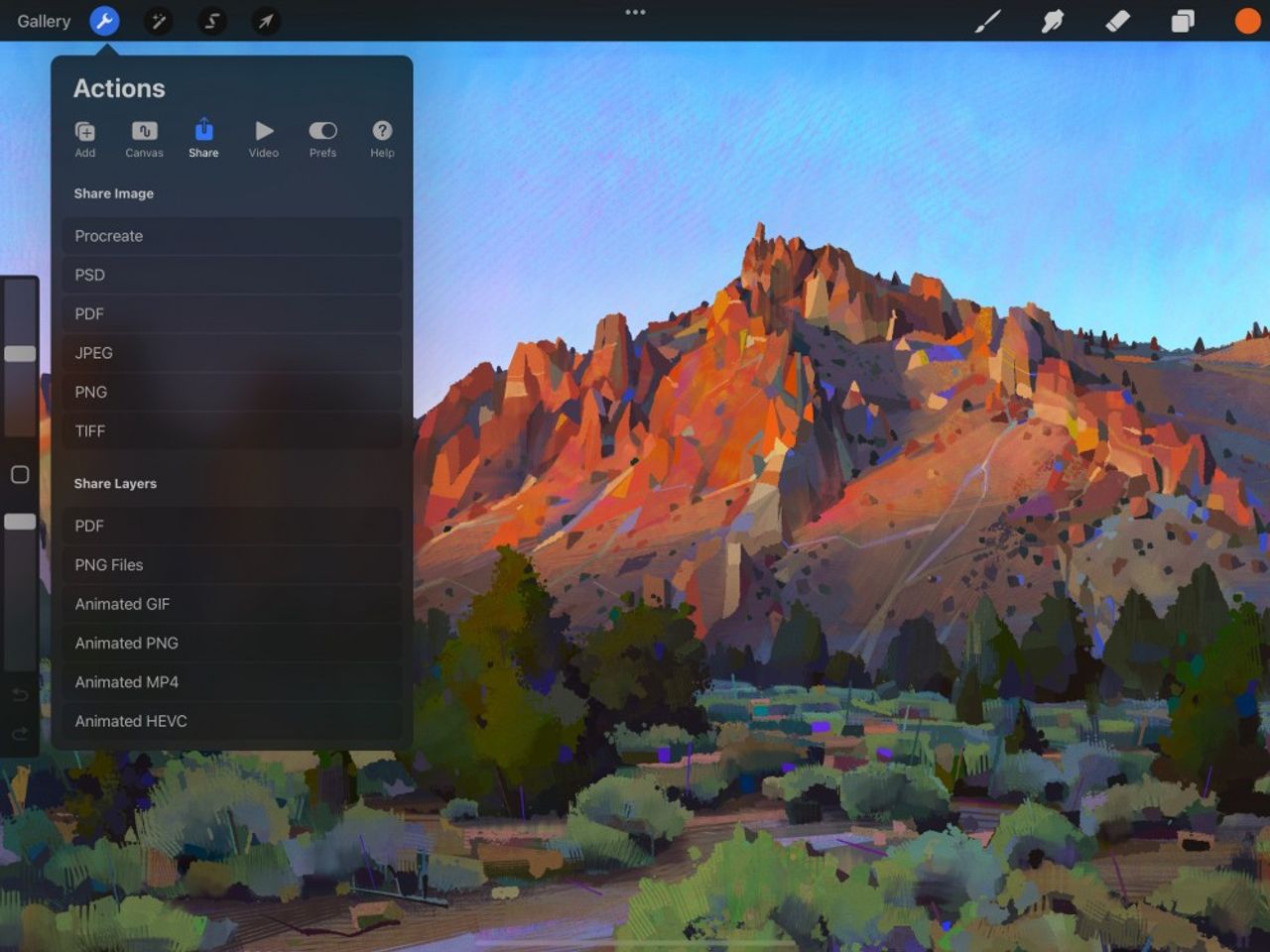 Share — Procreate Handbook