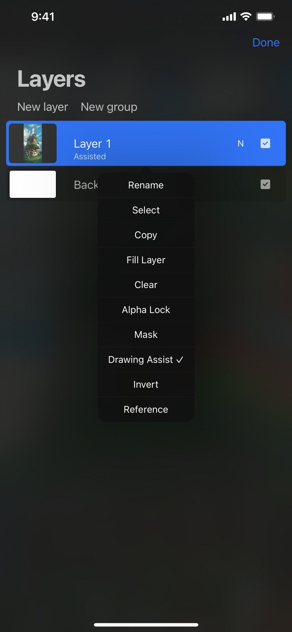 Drawing Assist — Procreate Pocket Handbook