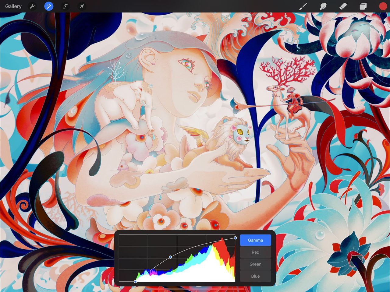 Color Adjustments — Procreate Handbook