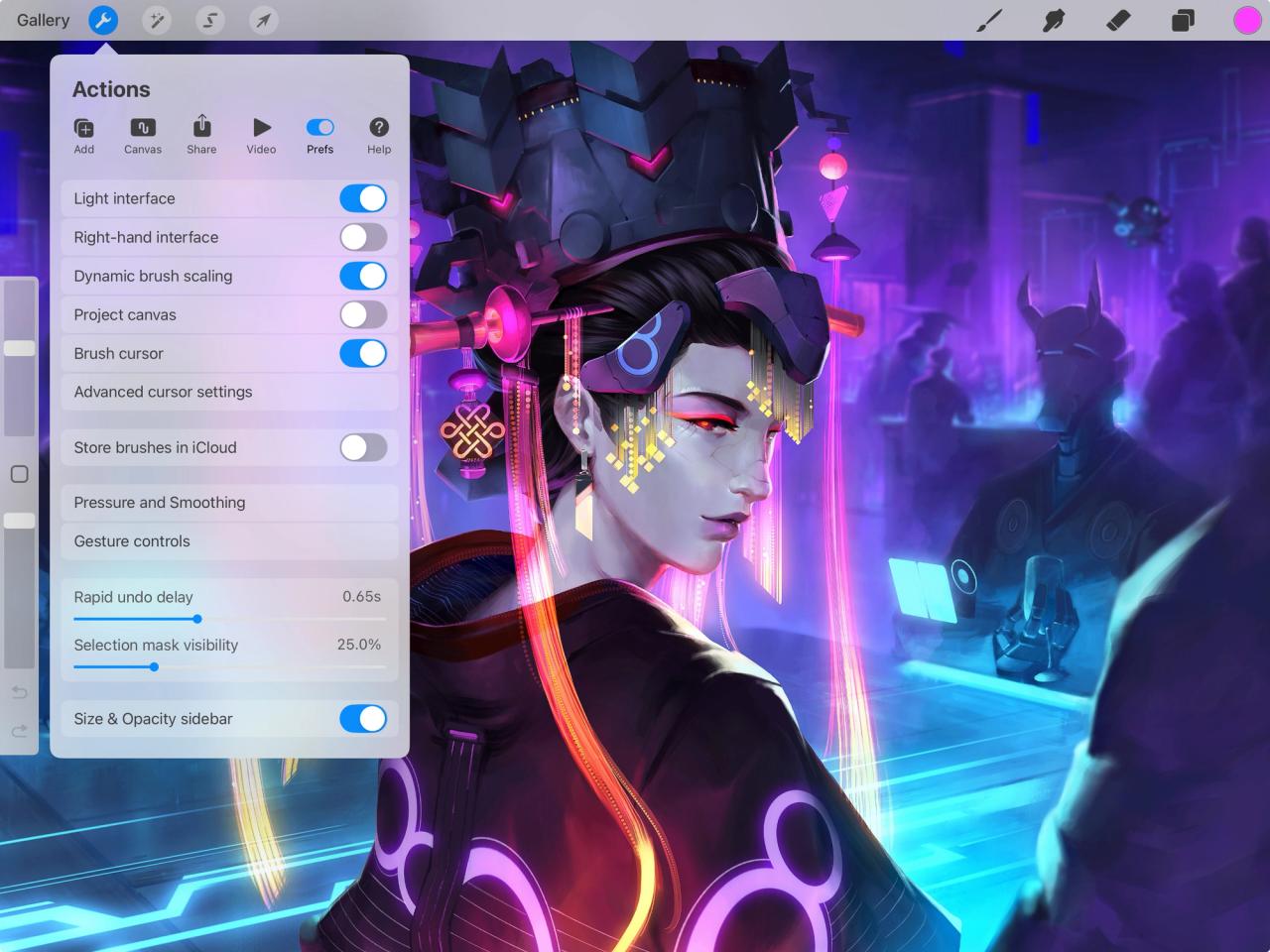 Interface — Procreate Handbook