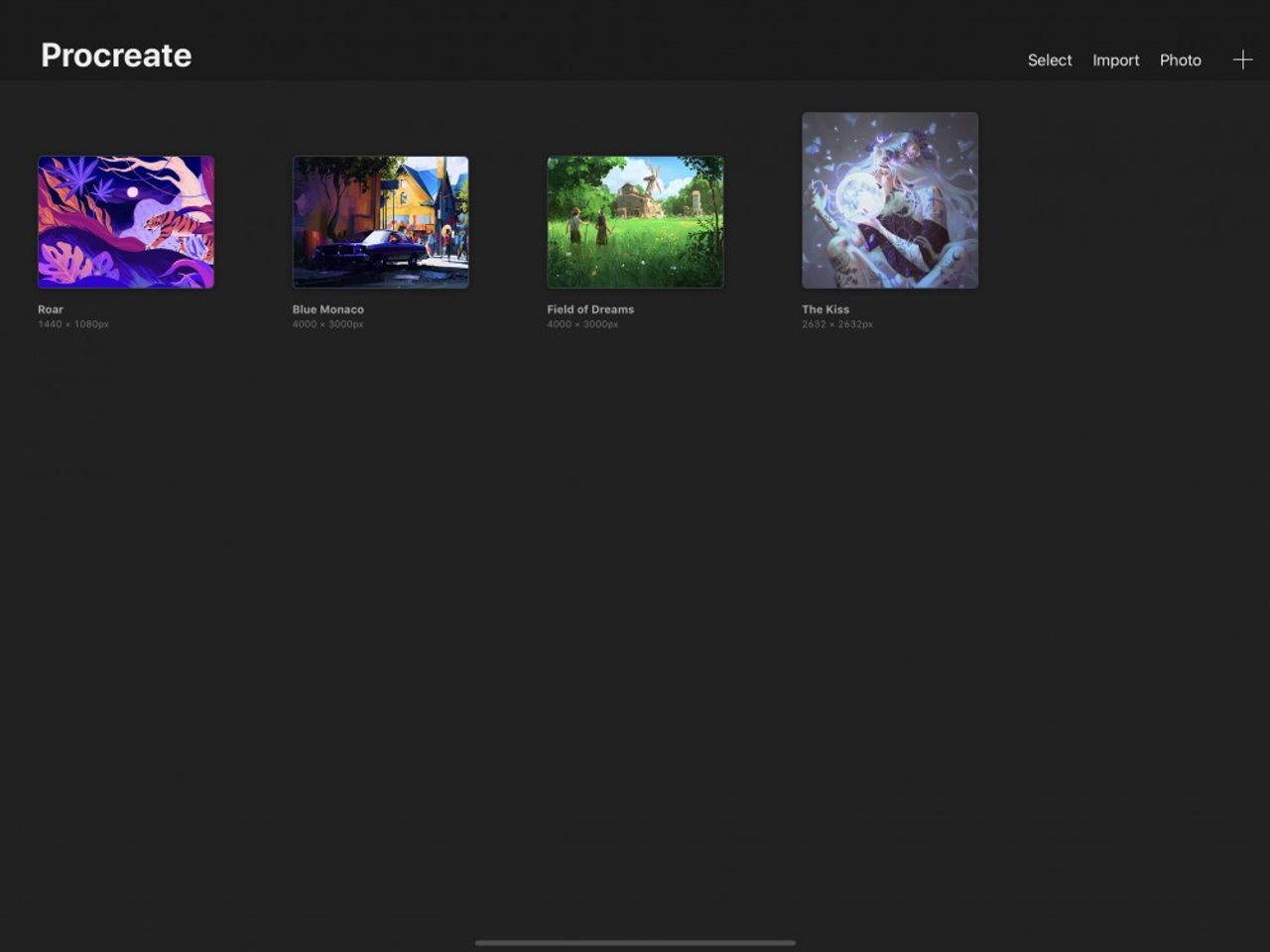 Import and Share — Procreate Handbook