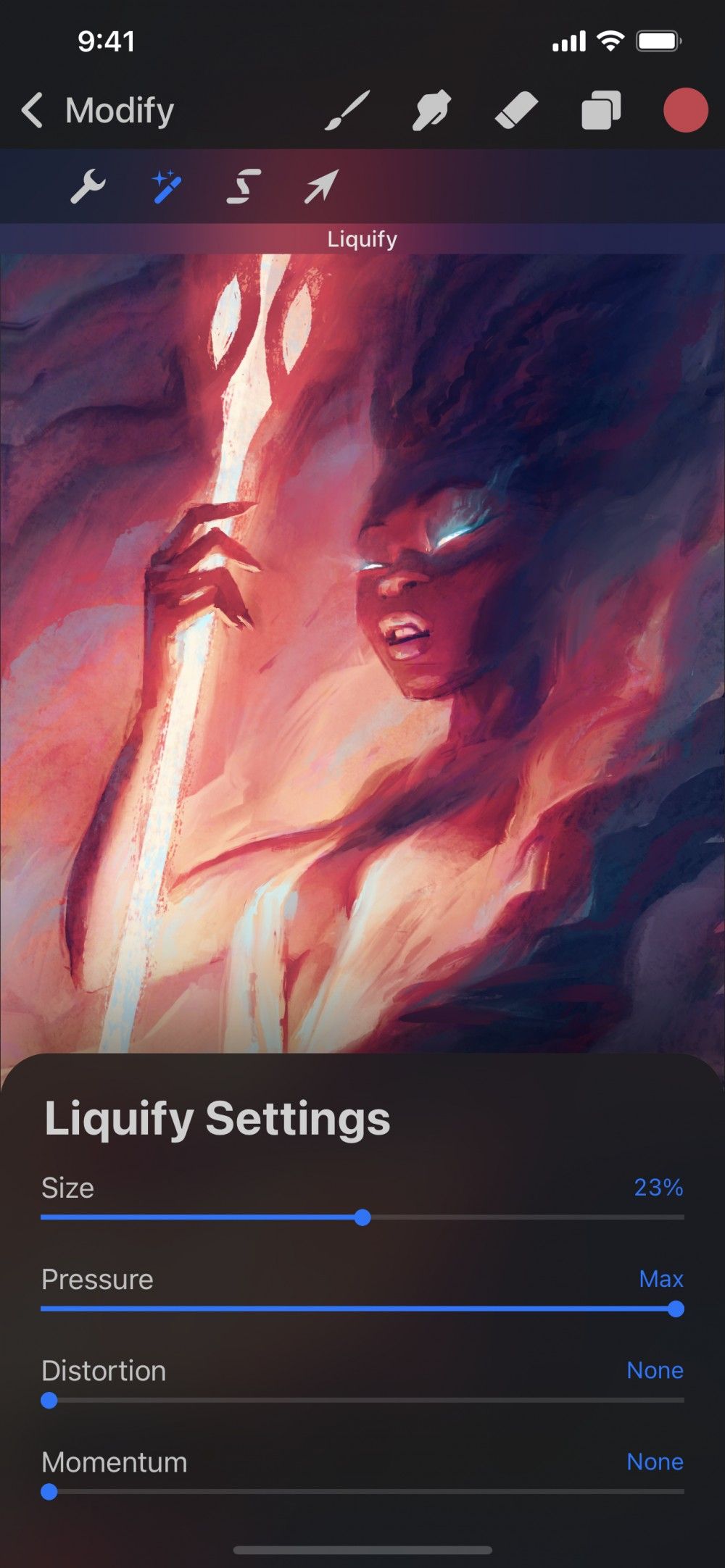 Liquify — Procreate Pocket Handbook