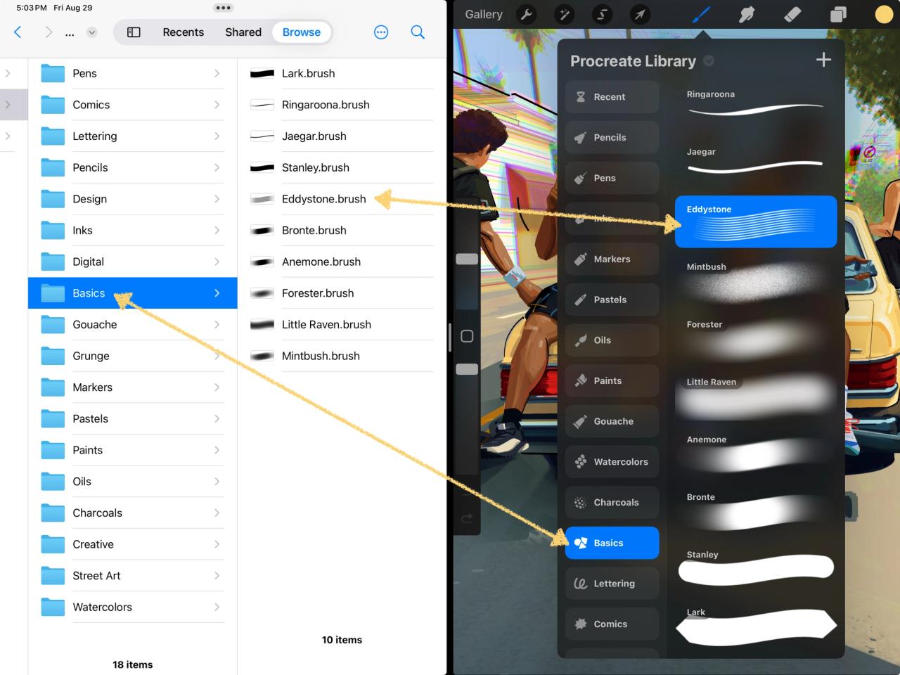 Procreate 5.4 - new Brushes system — Procreate for iPad Help Center