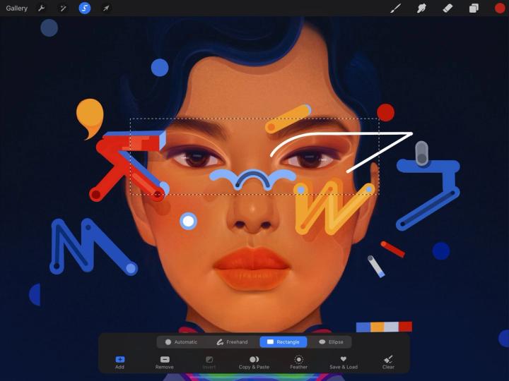Multiple Ellipses Rectangle and Ellipse — Procreate Handbook