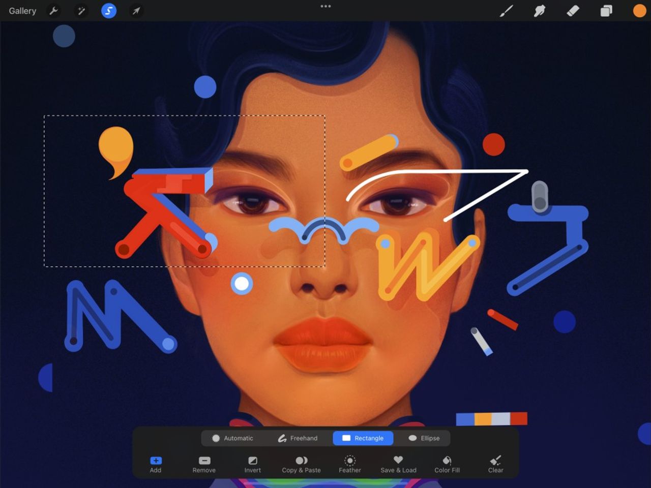 Rectangle and Ellipse — Procreate Handbook