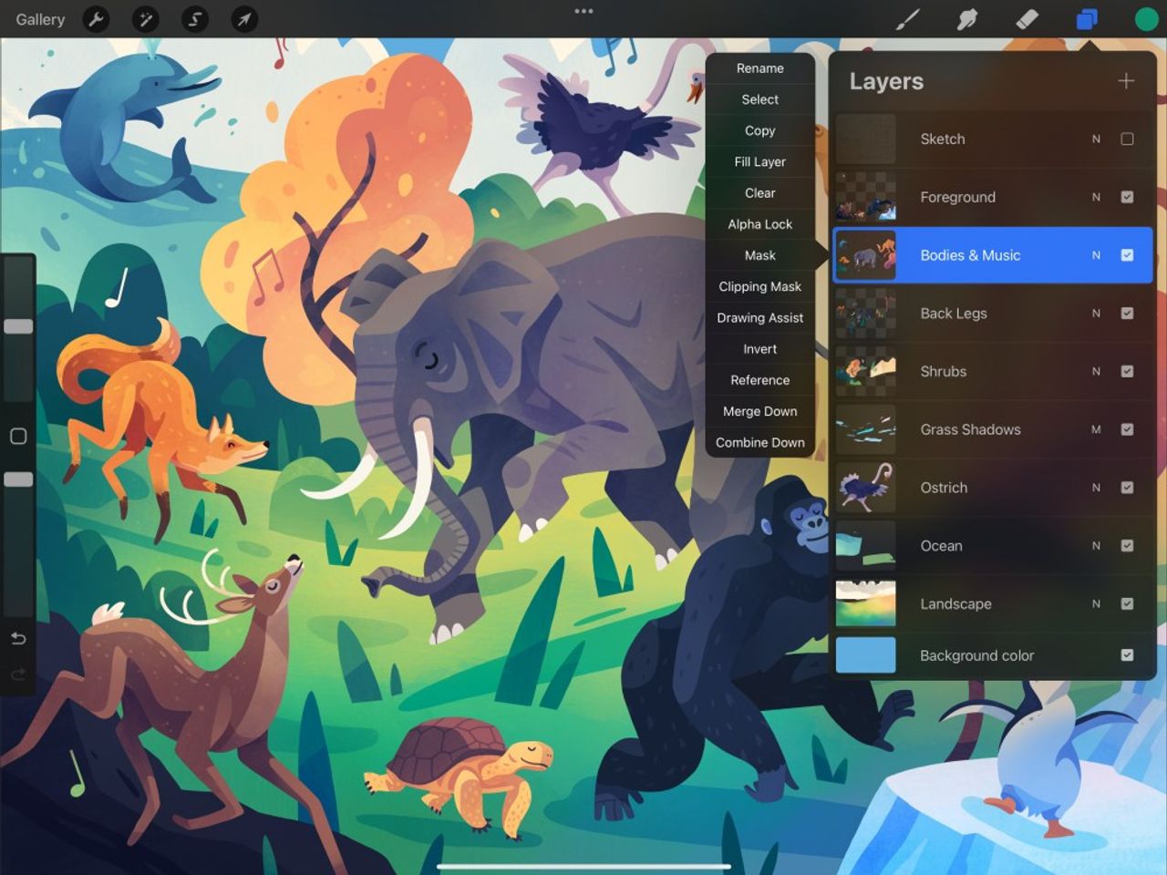 Options — Procreate Handbook