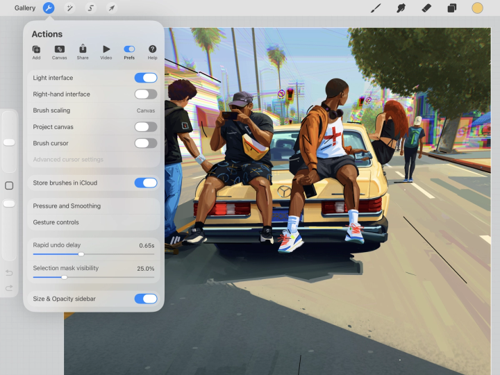 Preferences — Procreate Handbook