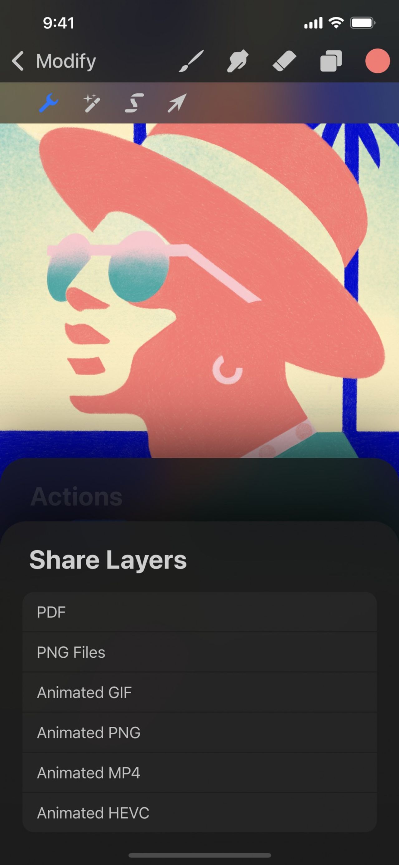 Share — Procreate Pocket Handbook