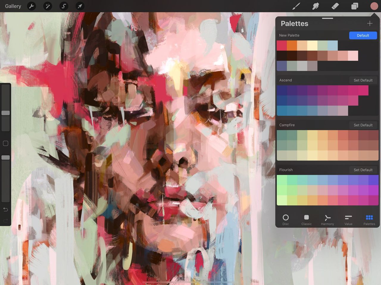 Palettes — Procreate ハンドブック