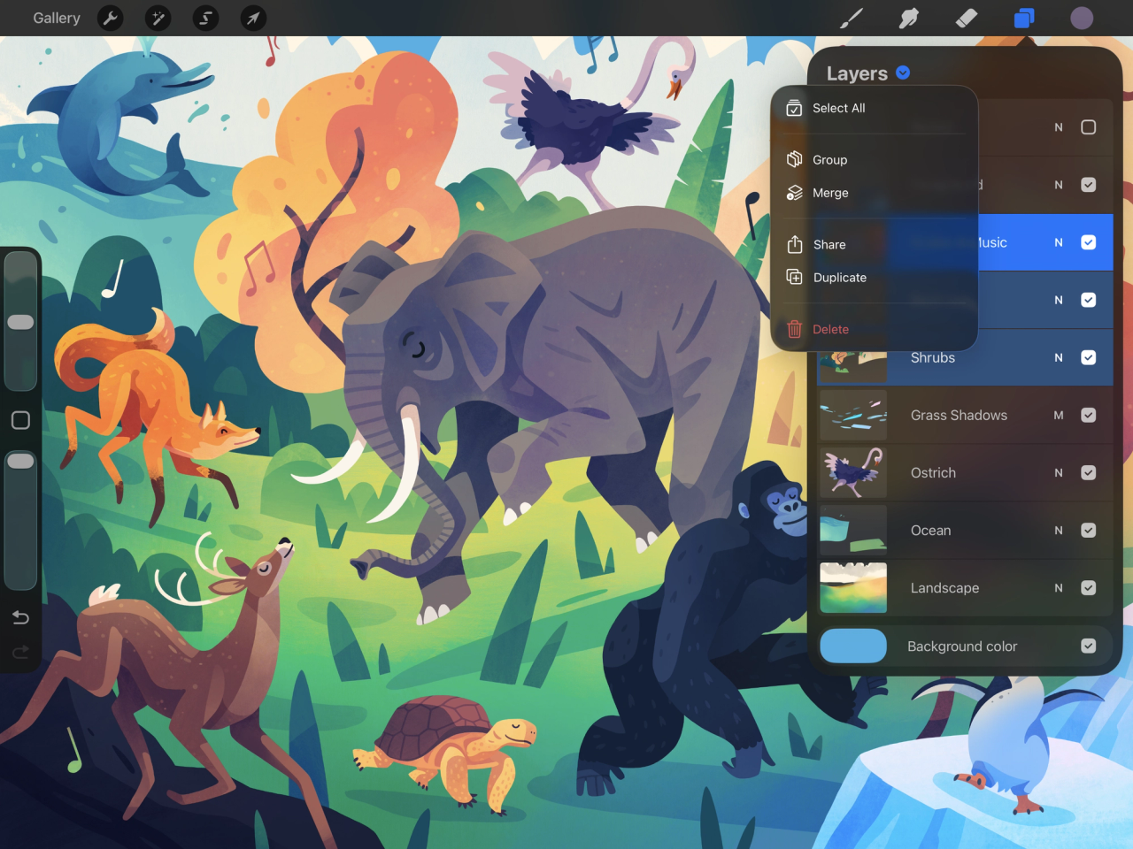 Organize — Procreate Handbook
