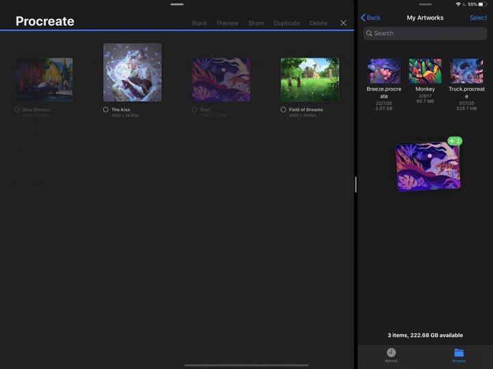 Import and Share — Procreate Handbook