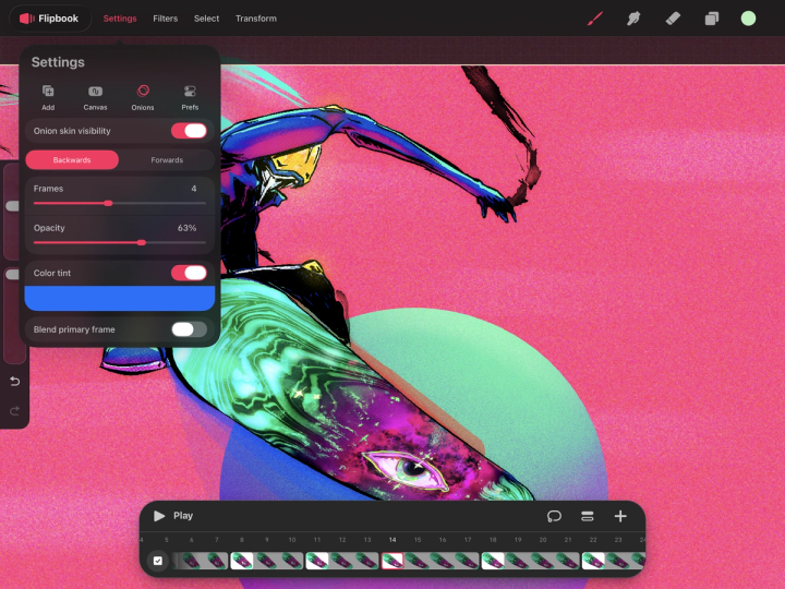 Settings — Procreate Dreams Handbook