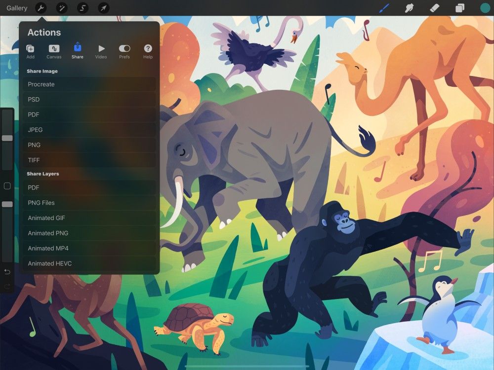 Share — Procreate Handbook