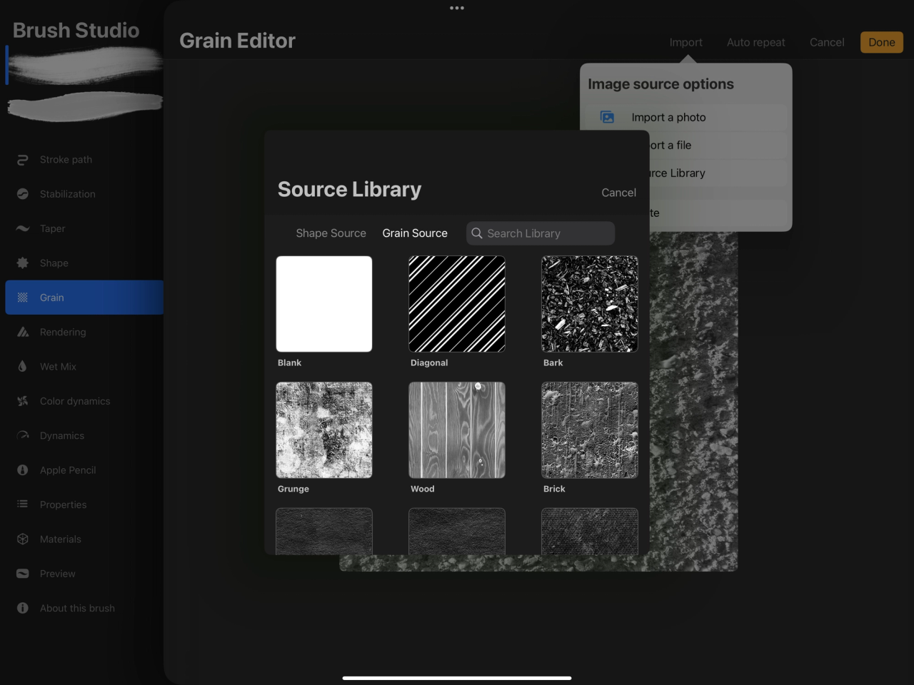 Brush Studio Settings — Procreate Handbook