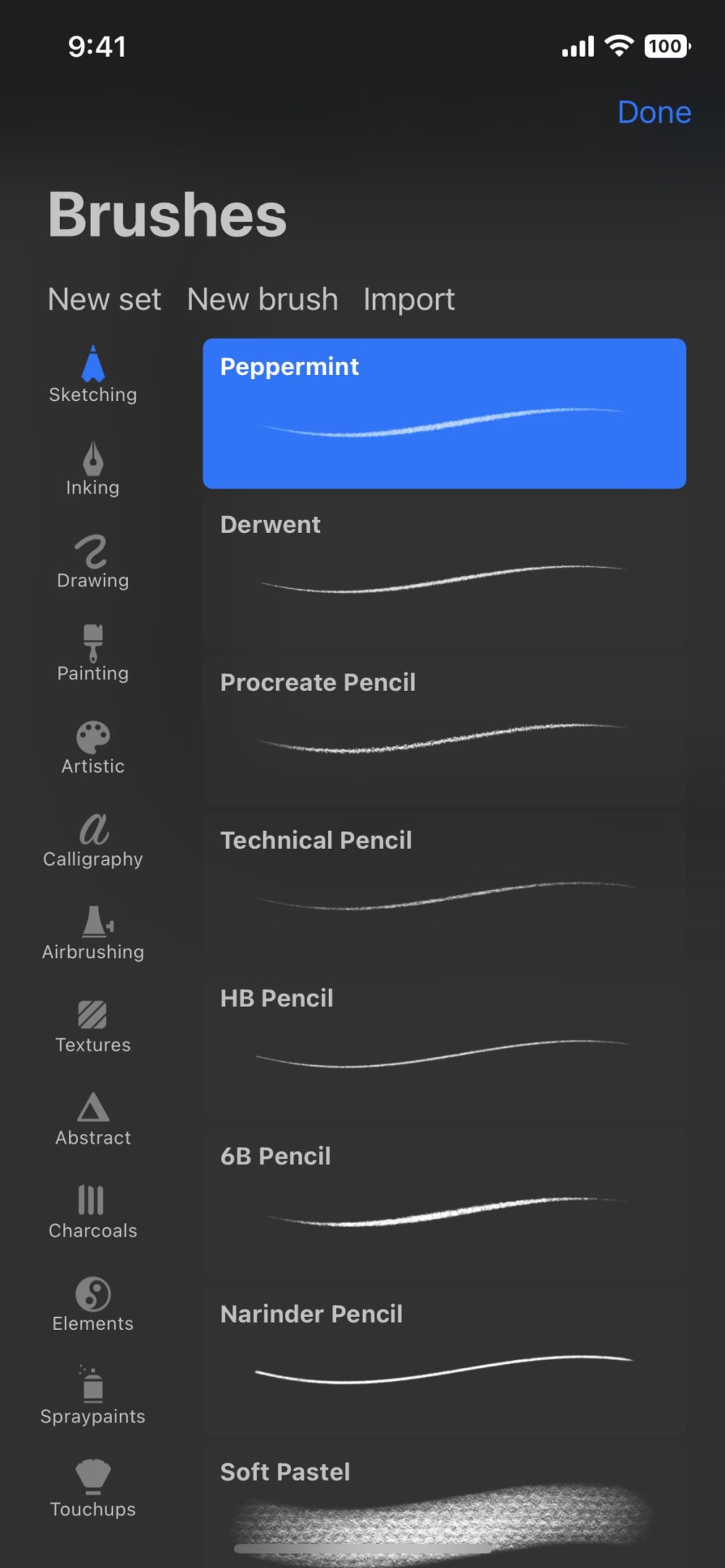 Brush Library — Procreate Pocket Handbook