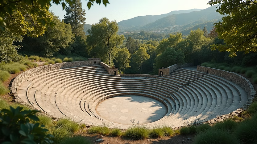 The Quarry Amphitheatre features a stunning natural backdrop