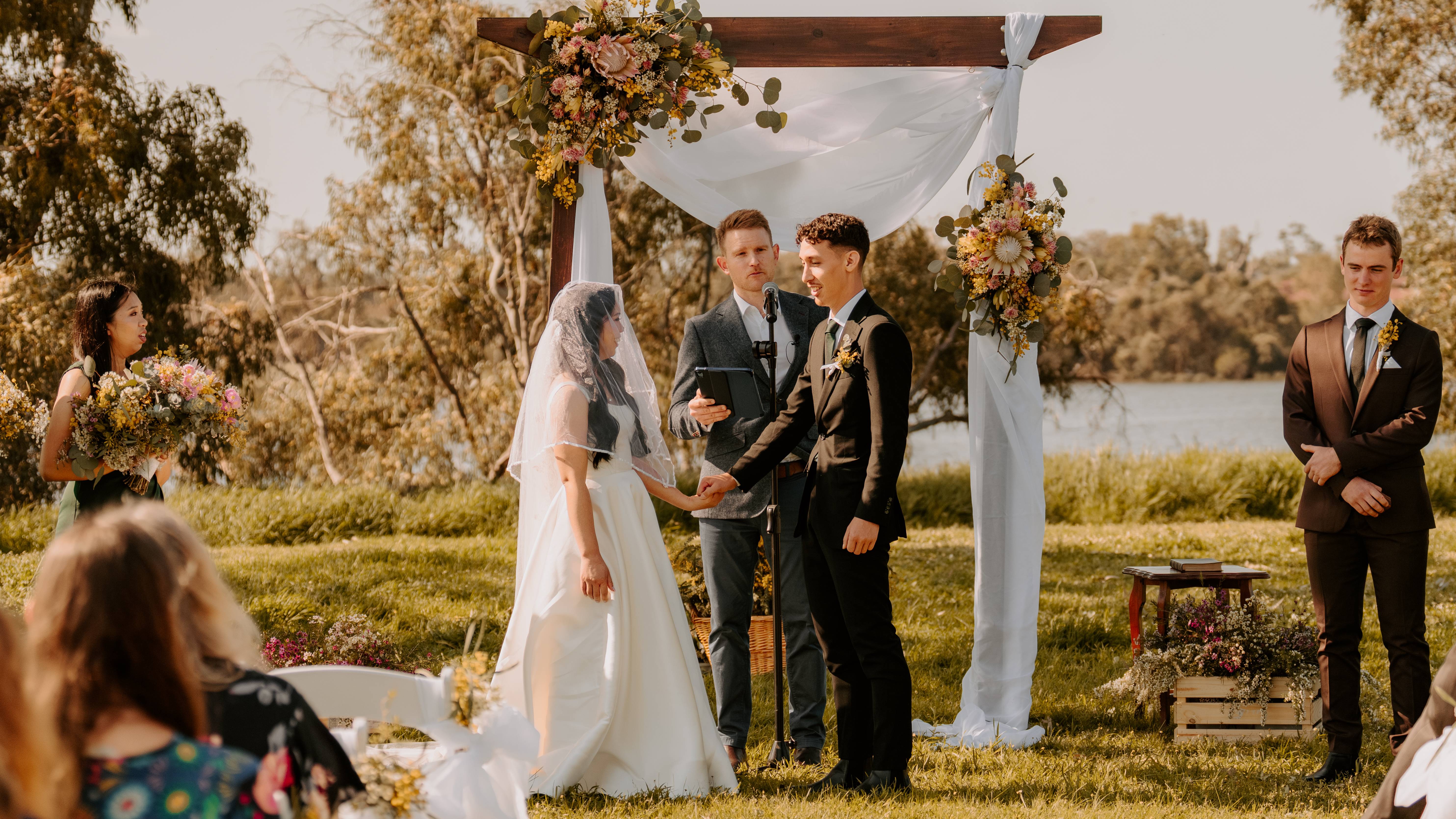 A wedding of Joshua and Elona