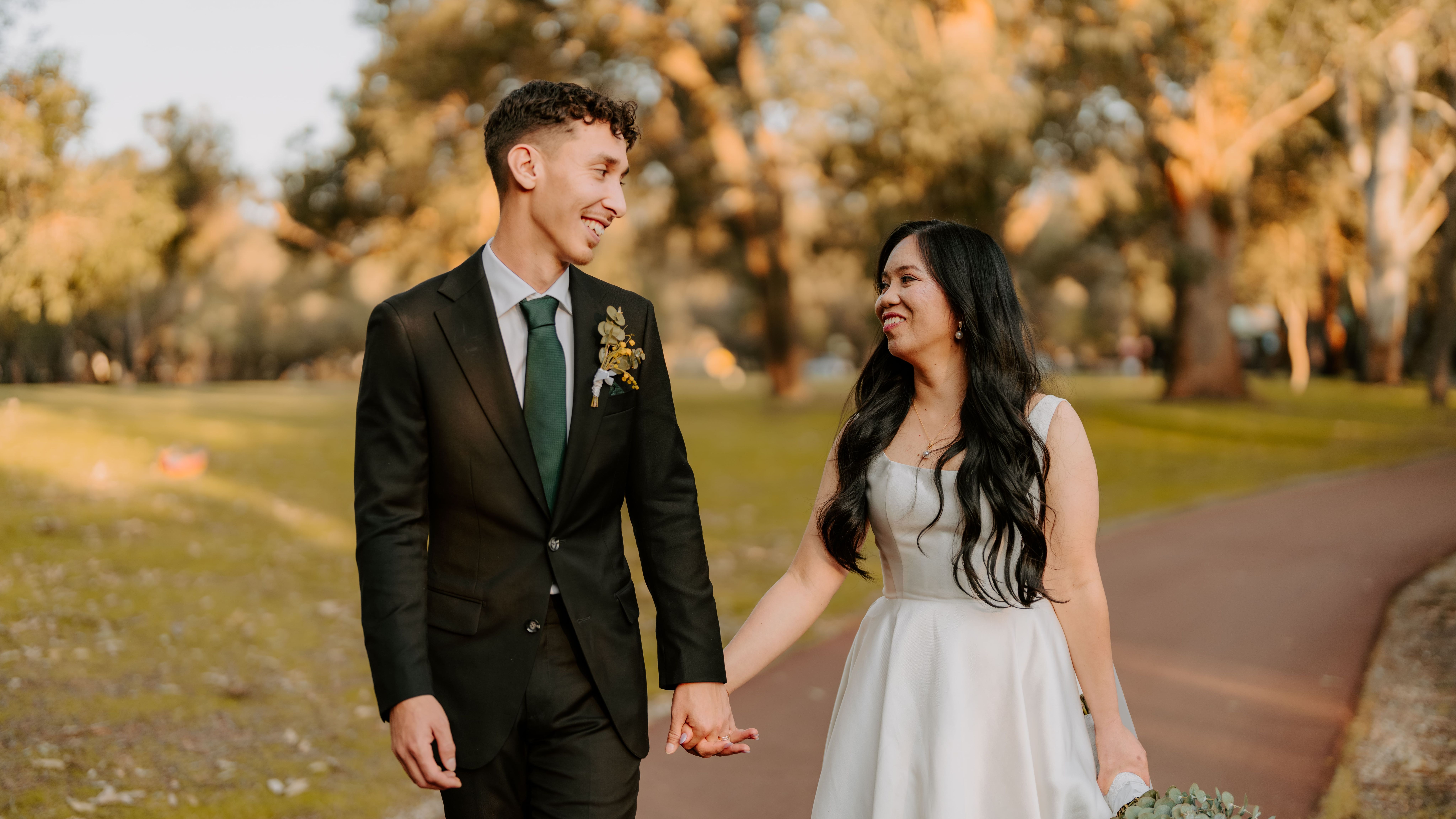 A married man and woman