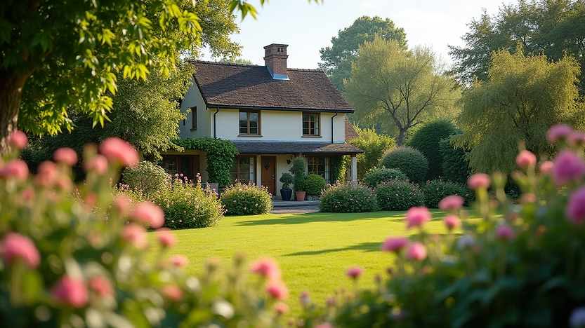 Caversham House is surrounded by beautiful gardens