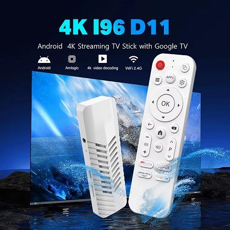 Topleo 8GB RAM 128GB ROM Android Smart TV Box 4K TV Stick with Android 14 and Amlogic S905 Processor