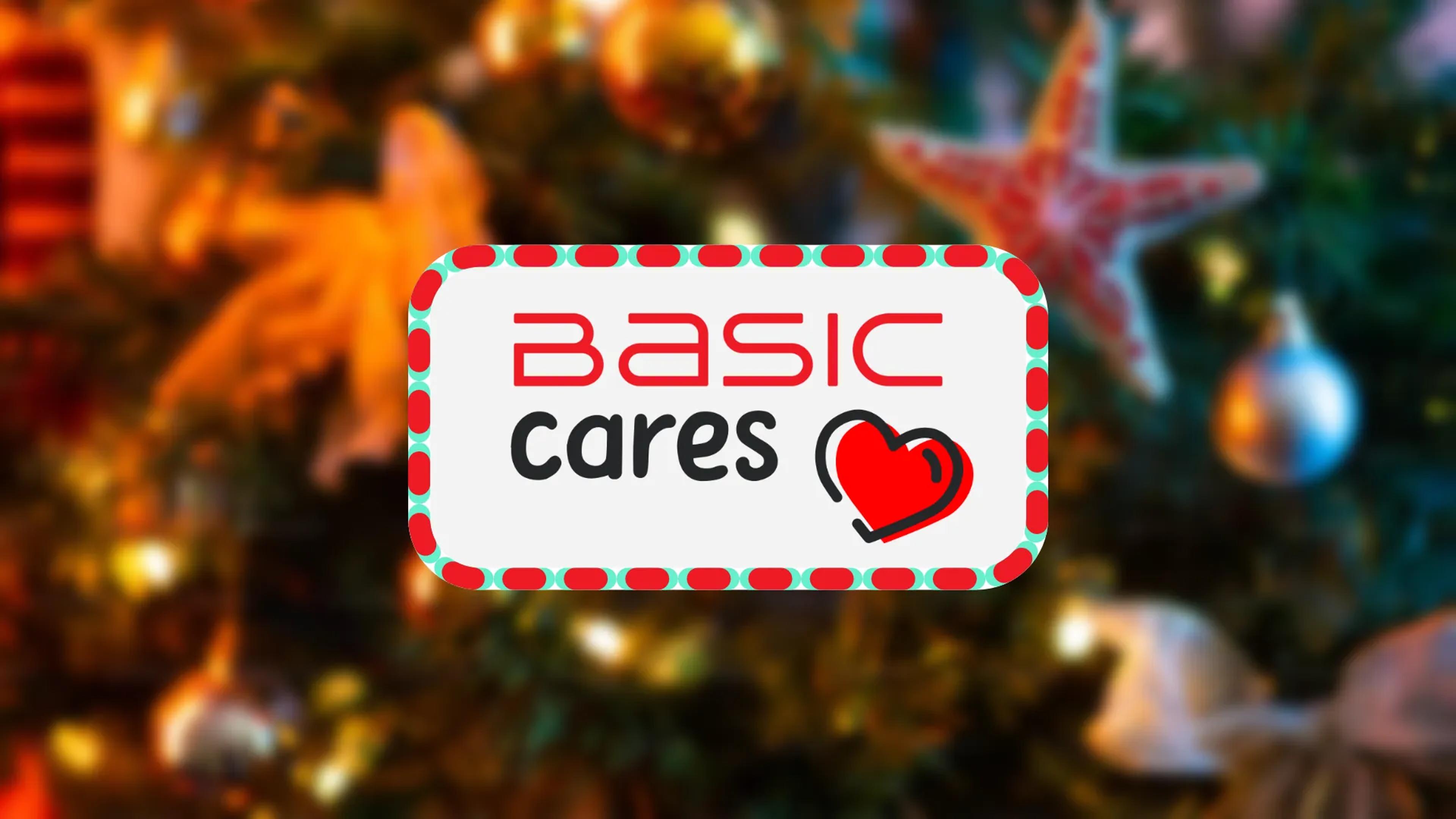 "BASIC cares" Weihnachtsspendenaktion