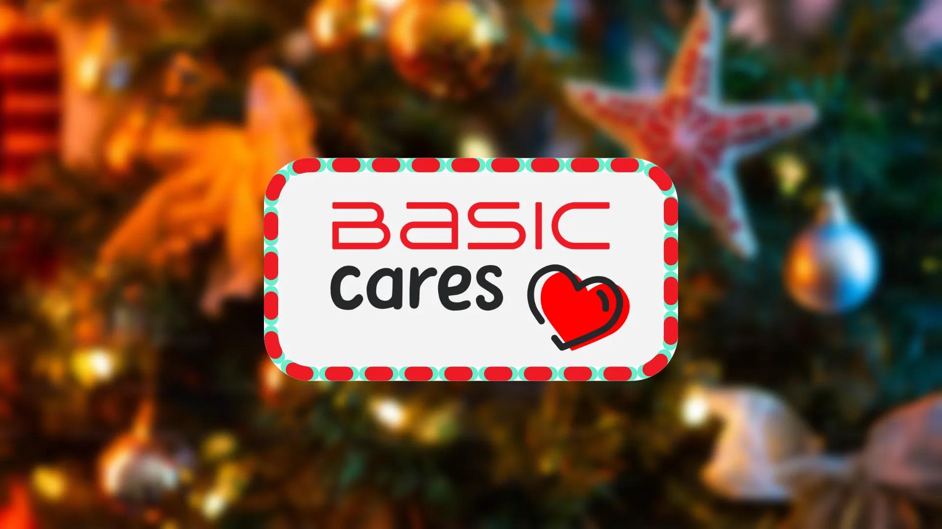 "BASIC cares" Weihnachtsspendenaktion
