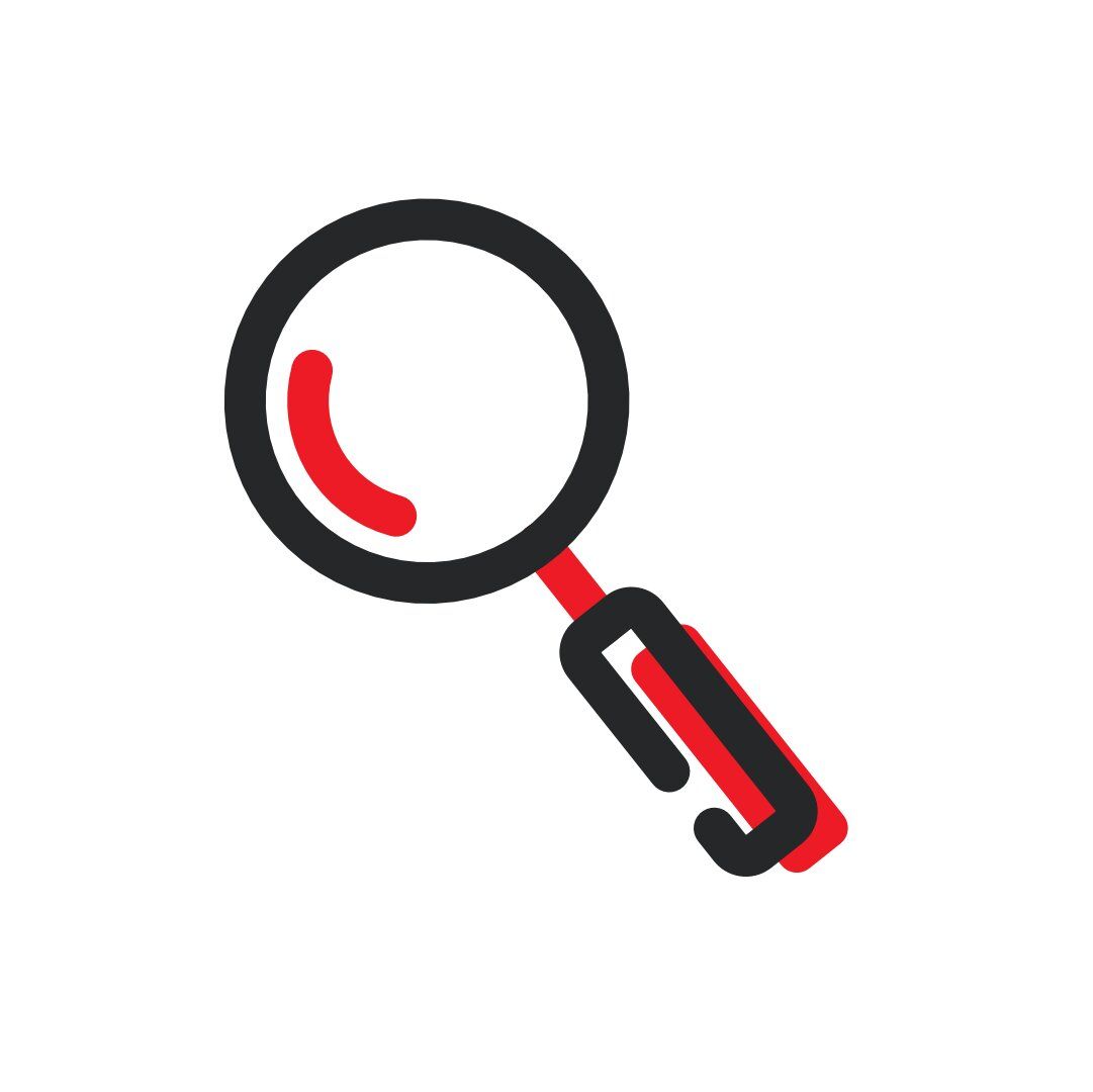 Lupe als Symbol für BASIC Scan und Due Diligence