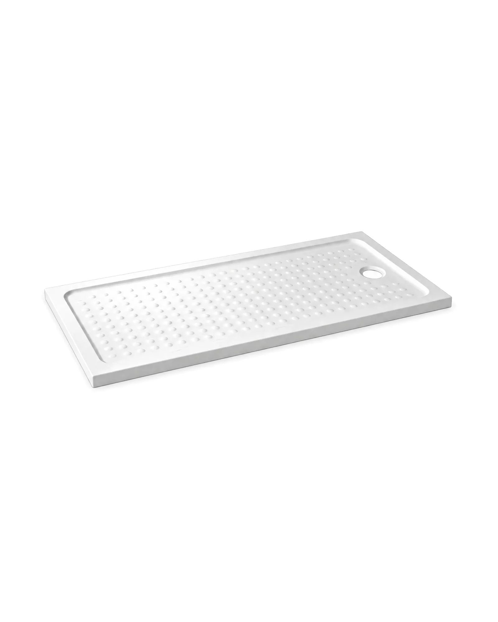 Receptáculo REC-120 Blanco, vista 3/4