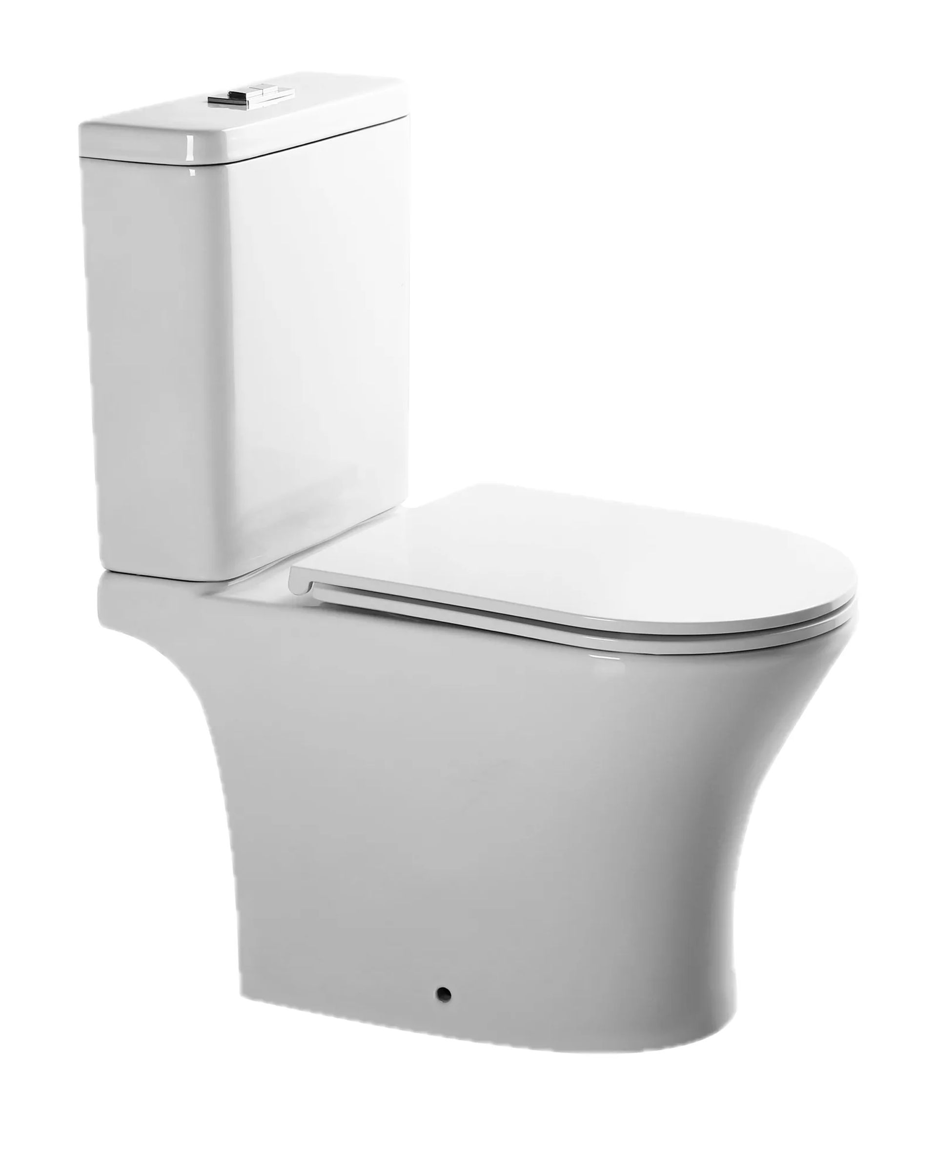 Inodoro INR-3 Blanco, vista 3/4