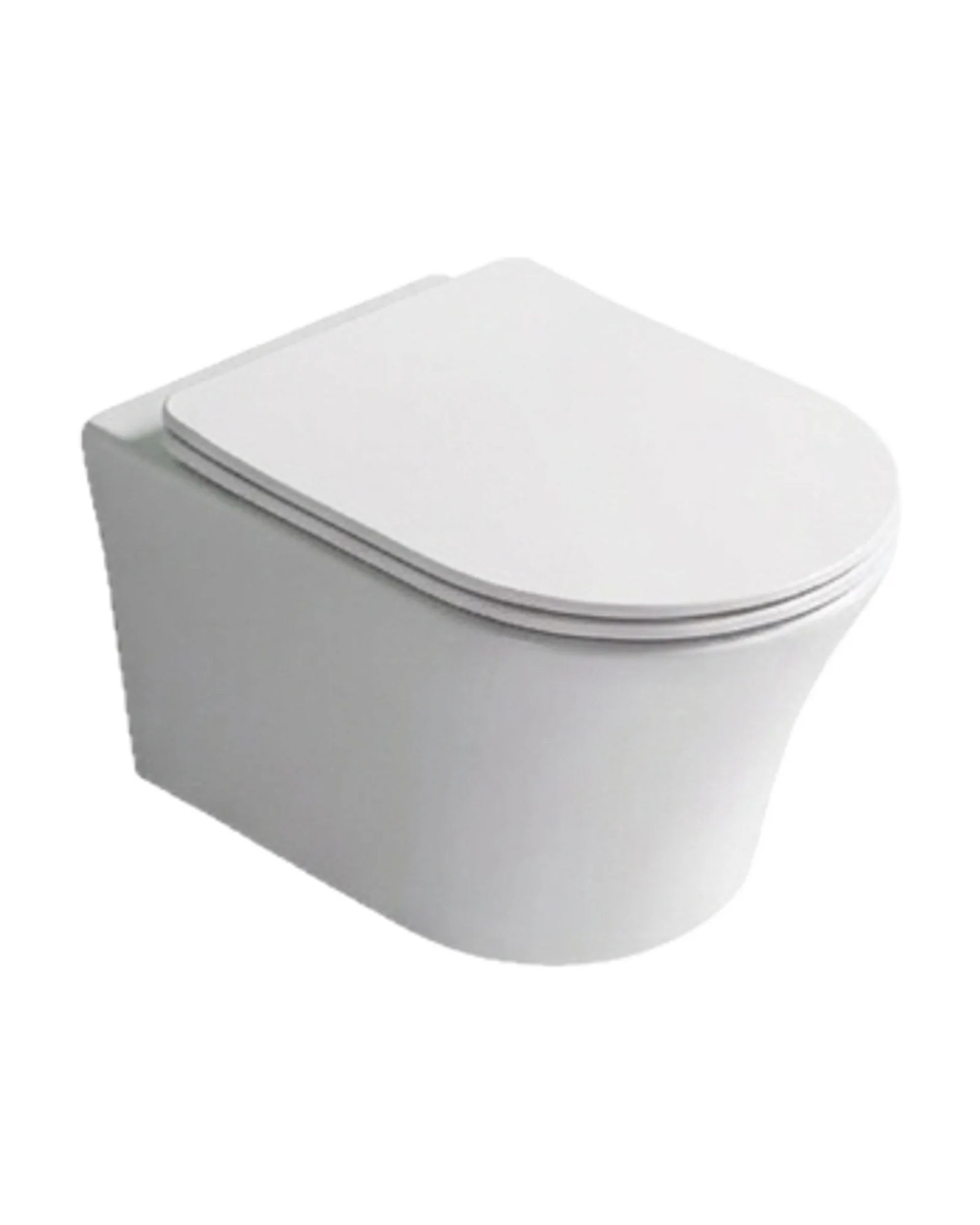 Inodoro INR-3WH Blanco, vista 3/4