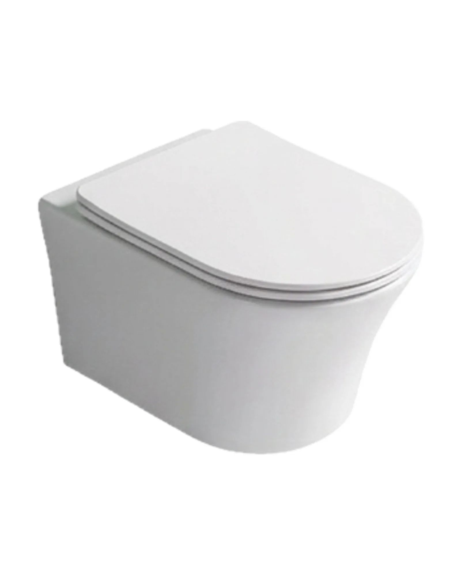 Inodoro INR-3WH Blanco, vista 3/4