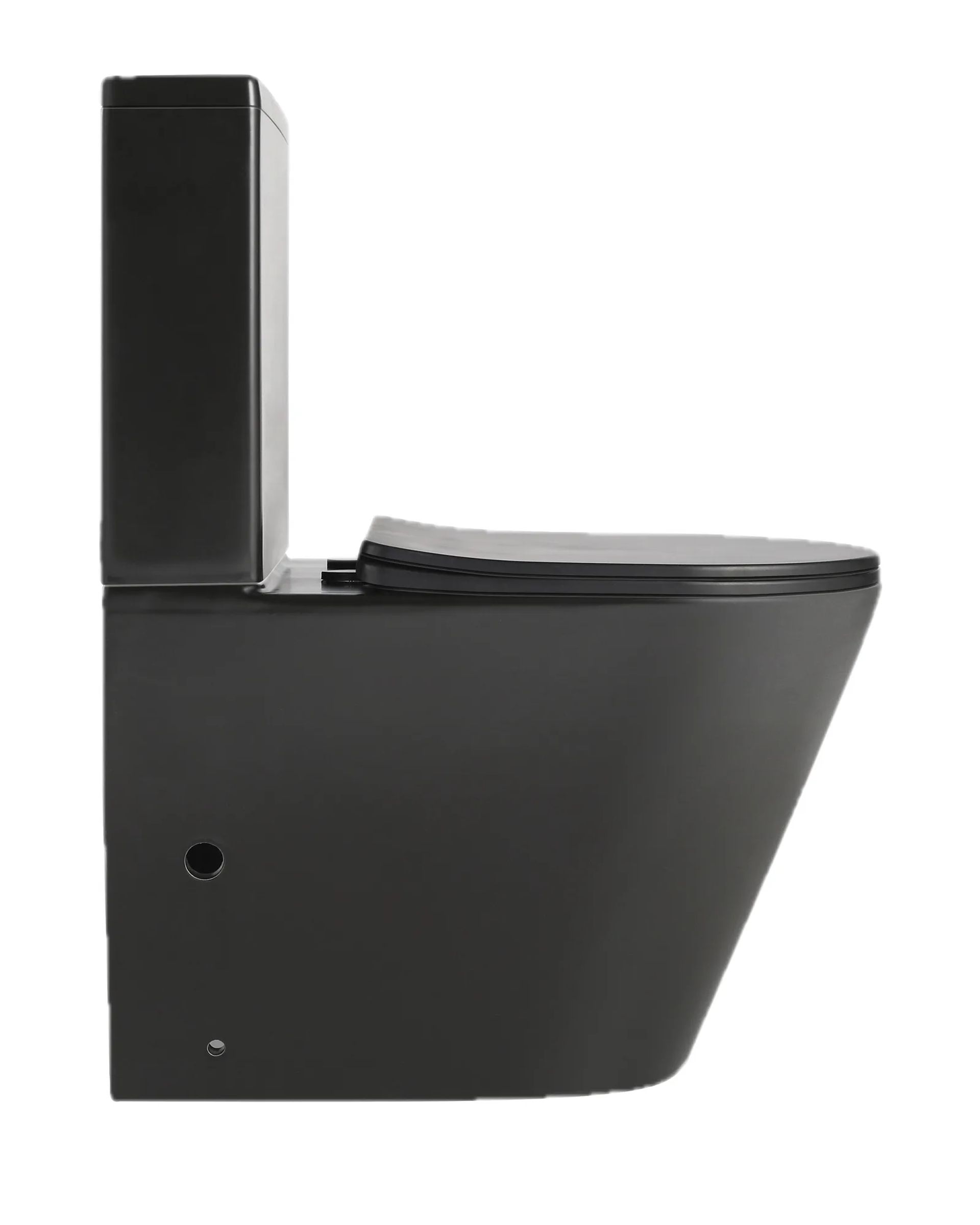 Inodoro INR-2-BM Negro Matte, vista detalle