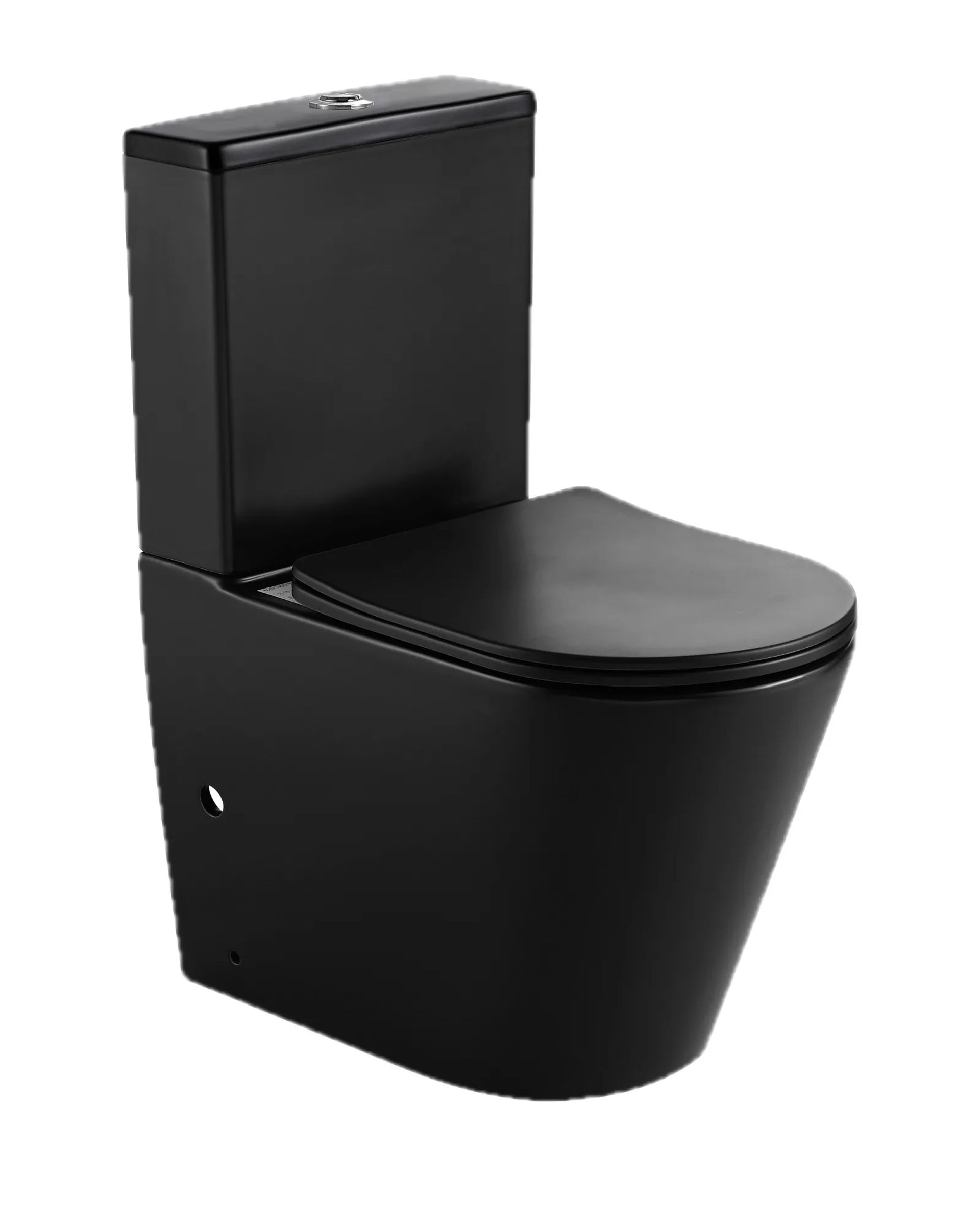 Inodoro INR-2-BM Negro Matte, vista 3/4