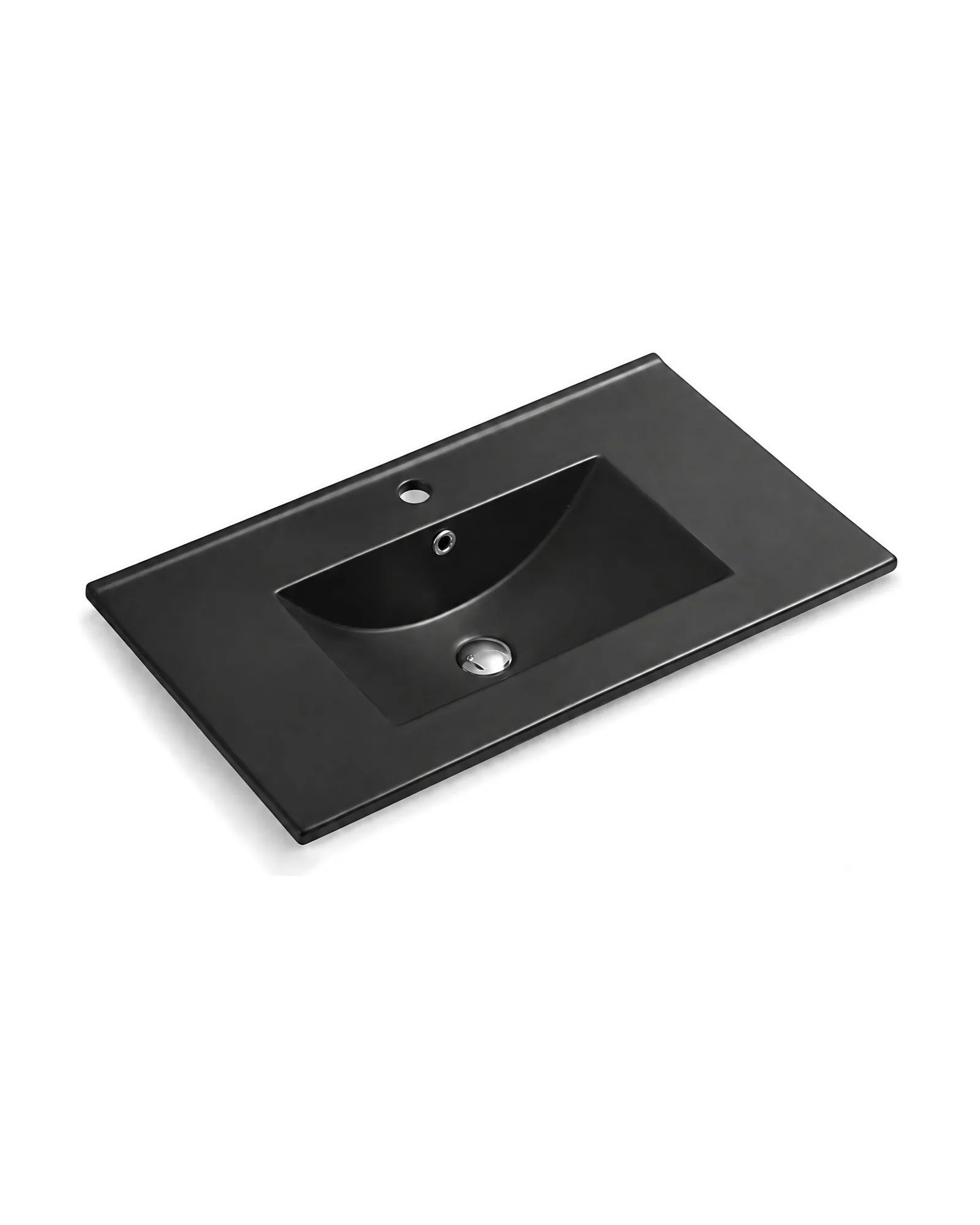 Mesada B80BM Negro Matte, vista 3/4