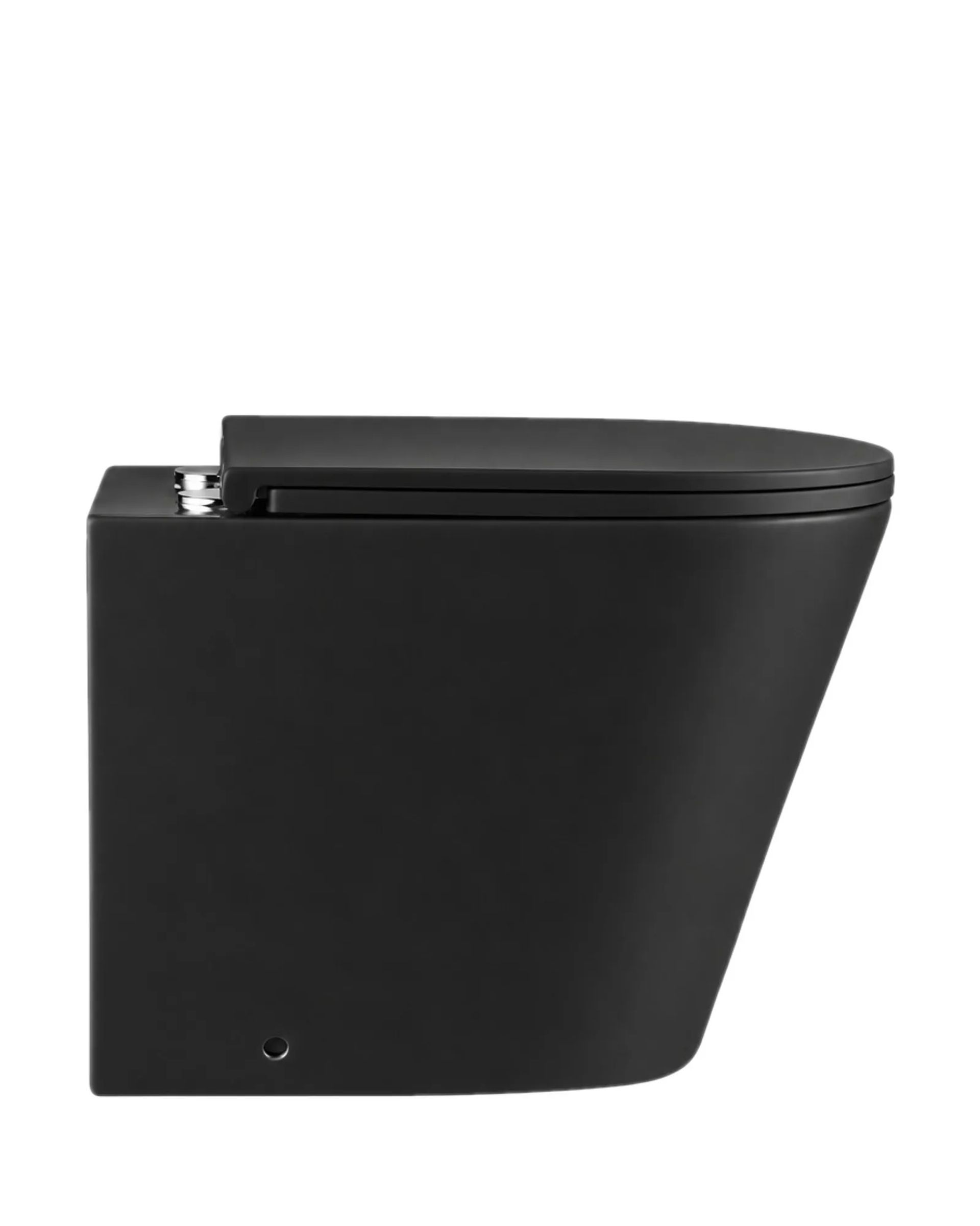 Inodoro INR-2C-BM Negro Matte, vista 3/4