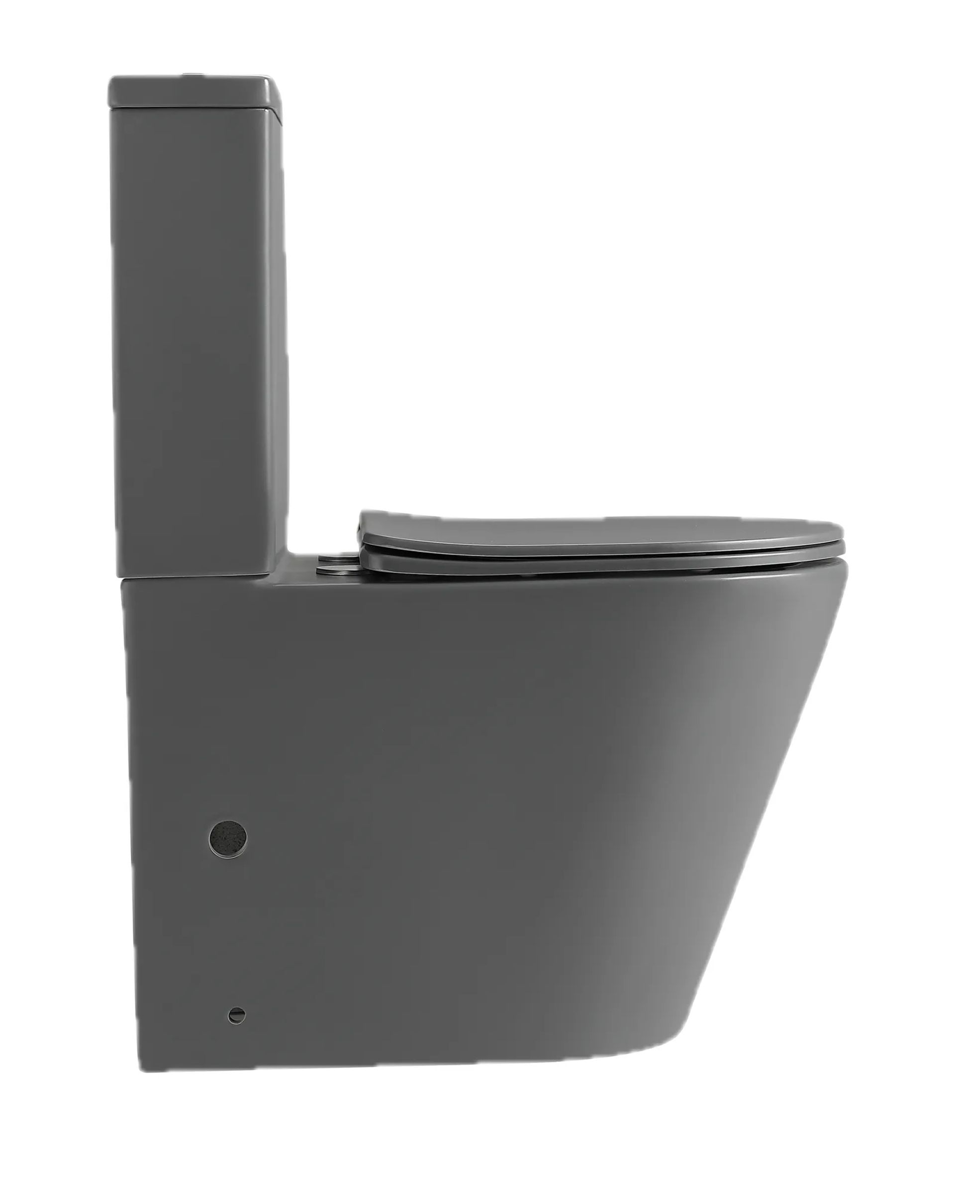 Inodoro INR-2-GM Gris Matte, vista detalle