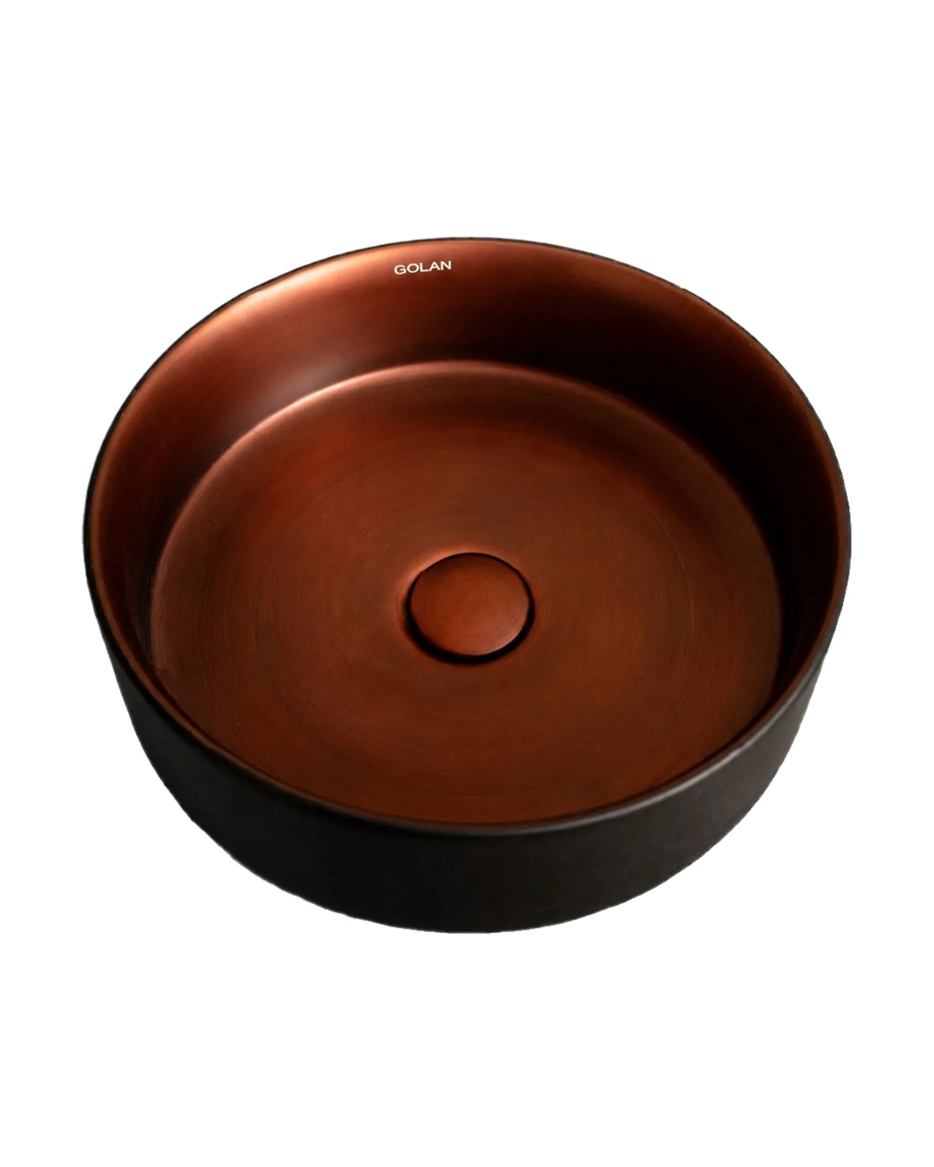 Bacha 5014-BMRB Negro Matte exterior, rojo metalizado interior, vista detalle